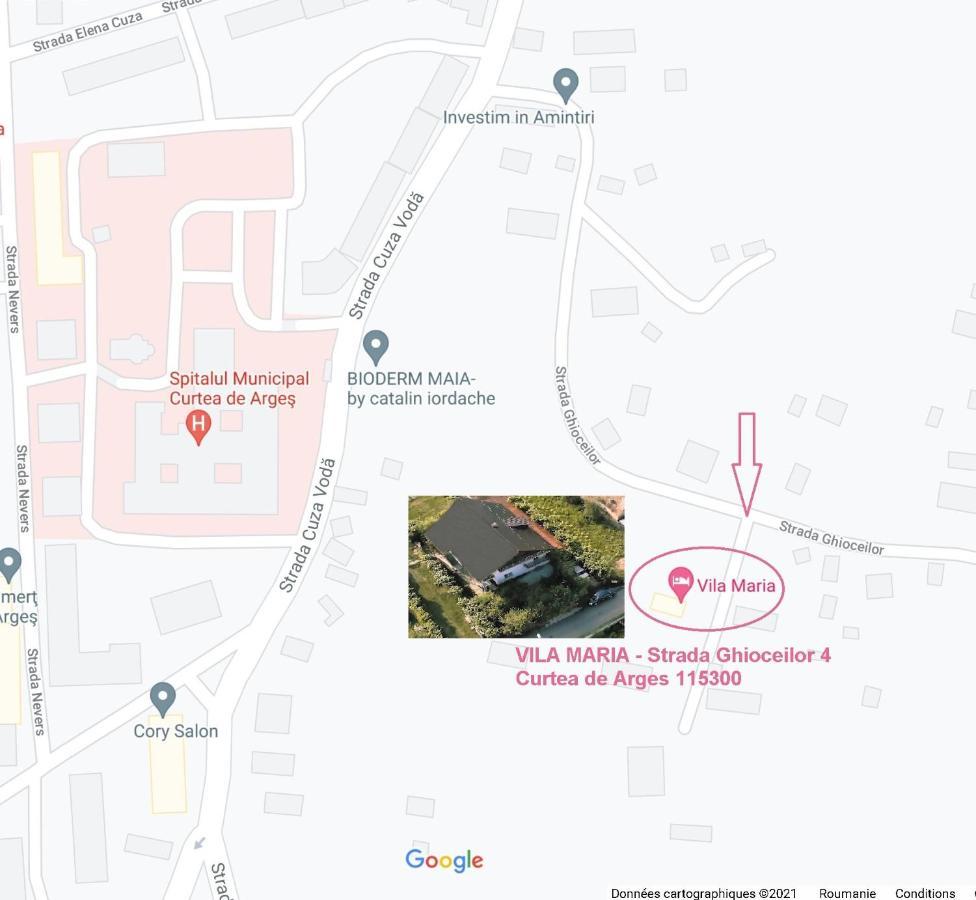 Ferienwohnung Cazare Vila Maria Curtea de Argeş Exterior foto